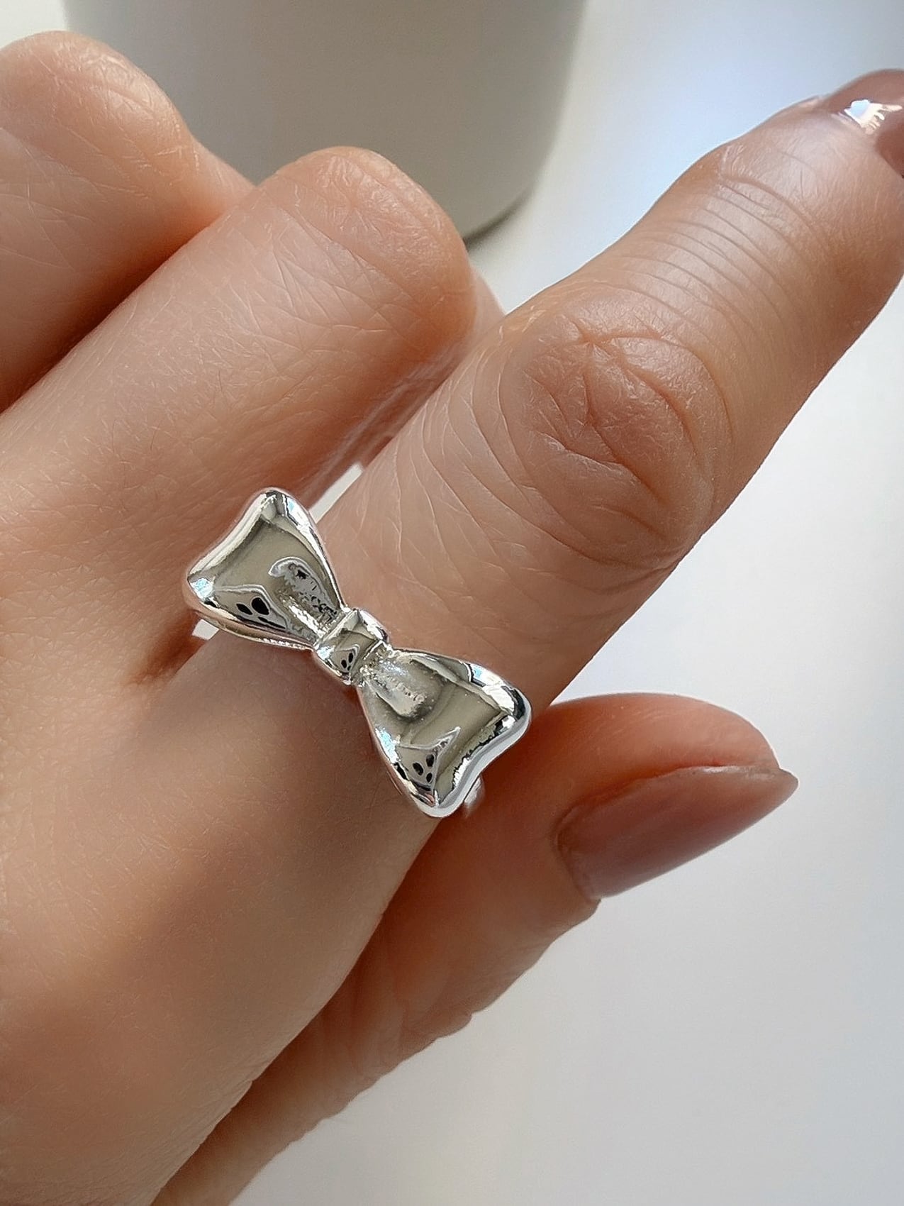 Bow ribbon ring（Silver 925） – at3