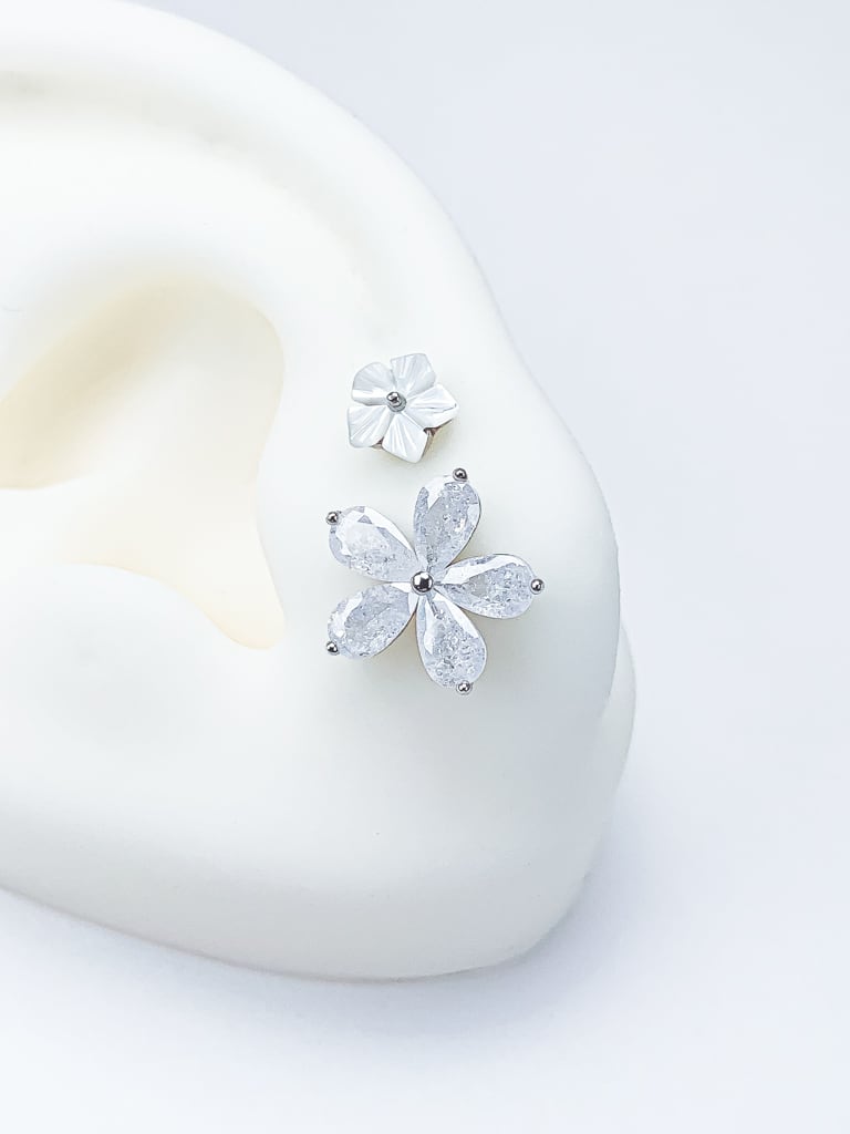 【お得セット】White Flowers 5 set (金属アレルギー対応)
