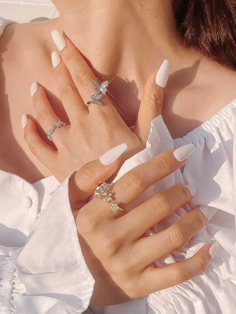 4 flower ring
