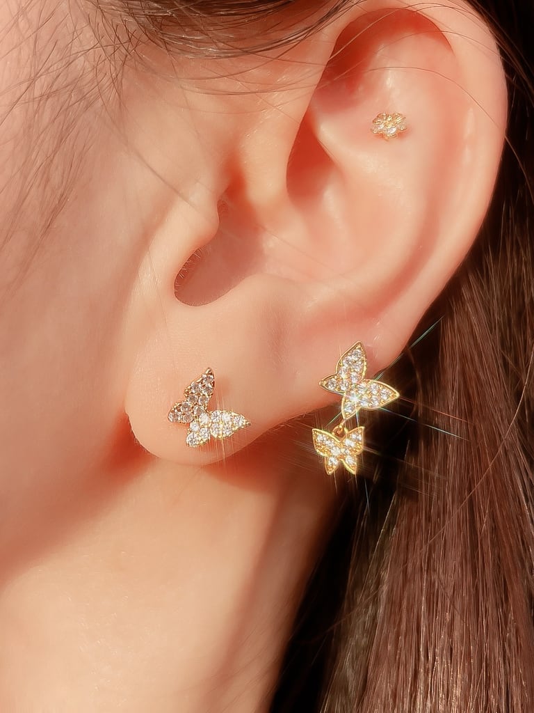 【お得セット】2 Butterfly set (金属アレルギー対応)