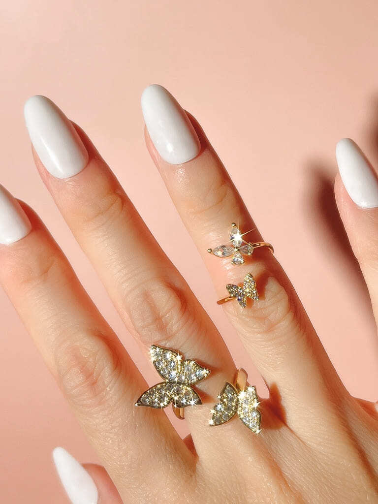 Petit 2 Butterfly ring