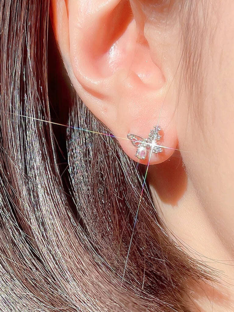 Rhinestone butterfly (金属アレルギー対応)