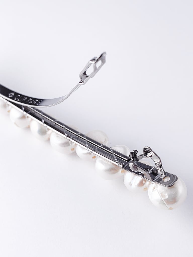 Pearl long hair clip
