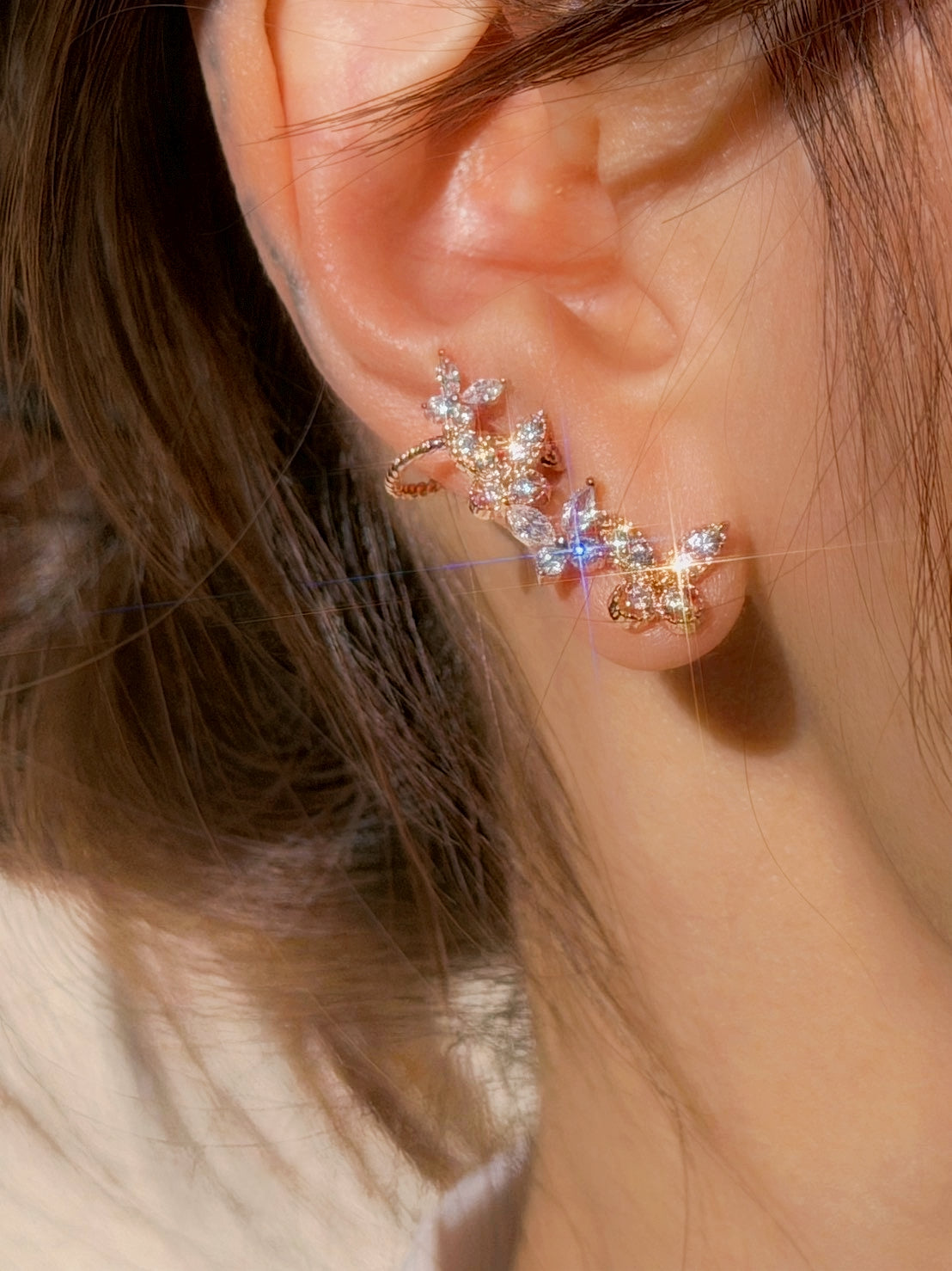 Nabi garden. C（イヤーカフピアス）