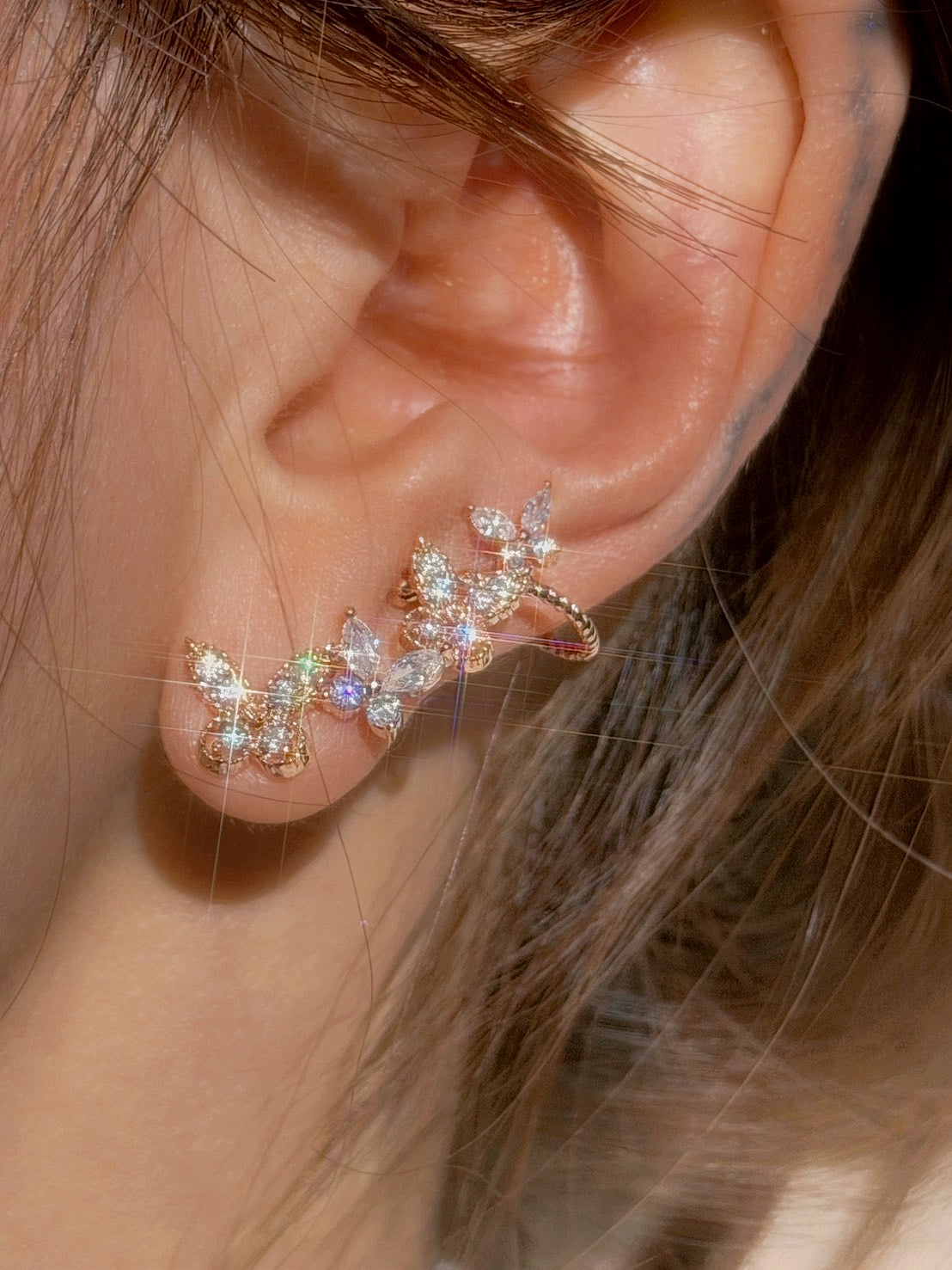 Nabi garden. C（イヤーカフピアス）