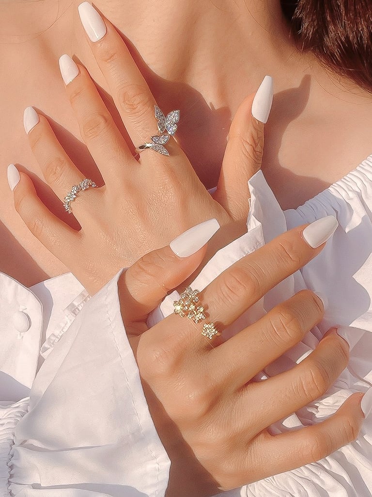 4 flower ring