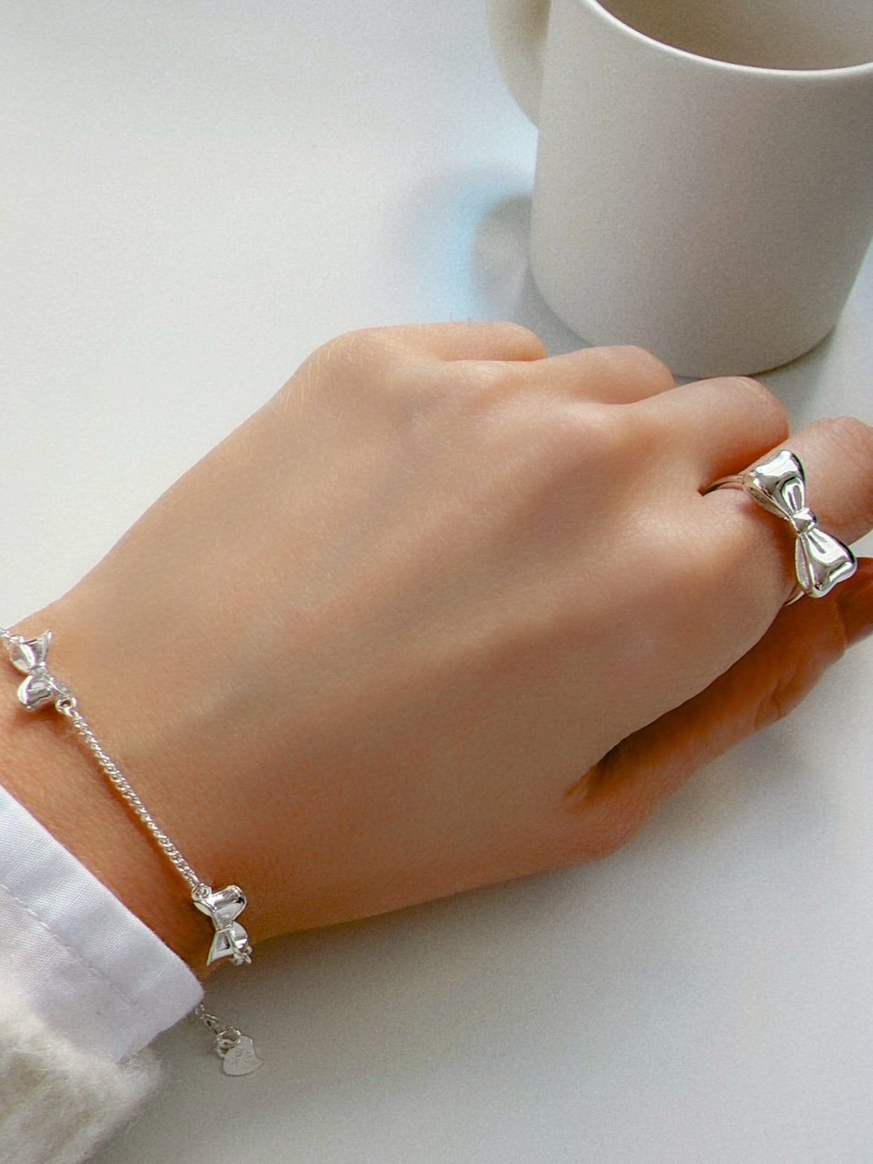Bow ribbon ring（Silver 925） – at3