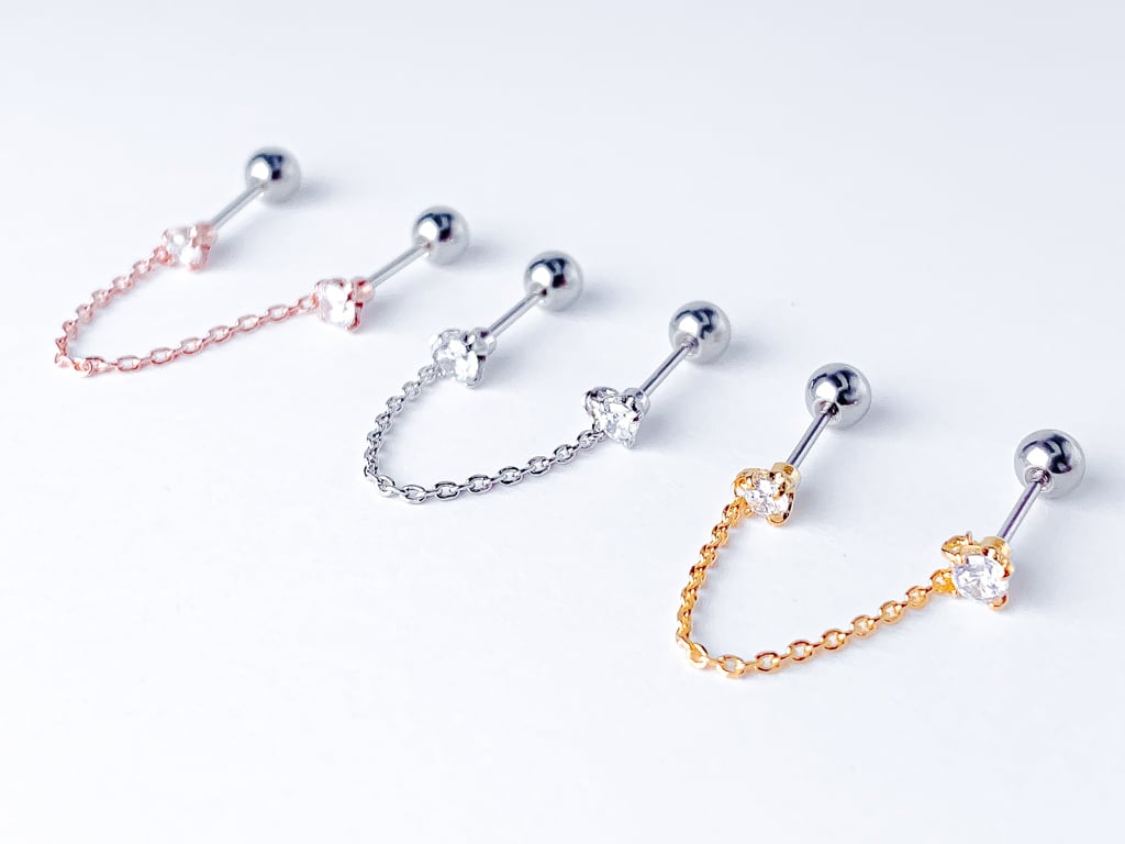 Double stone chain (金属アレルギー対応)