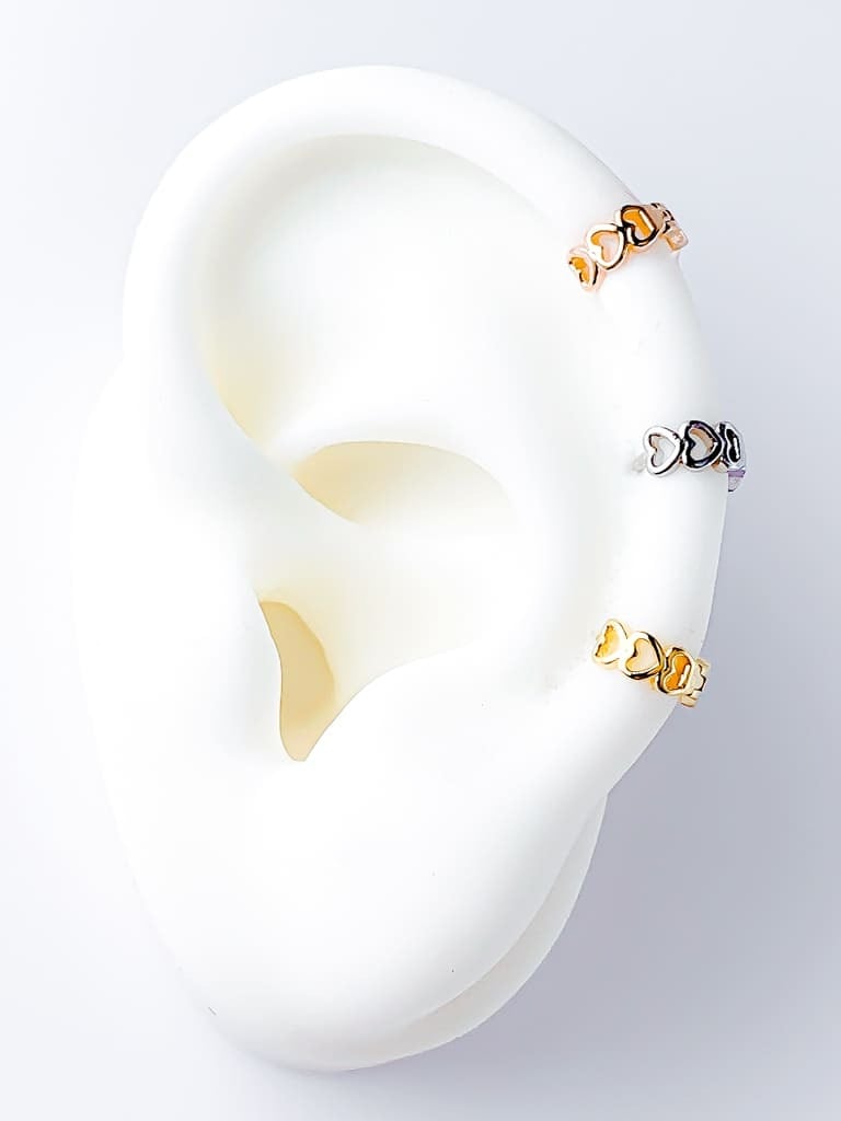 3 heart ring