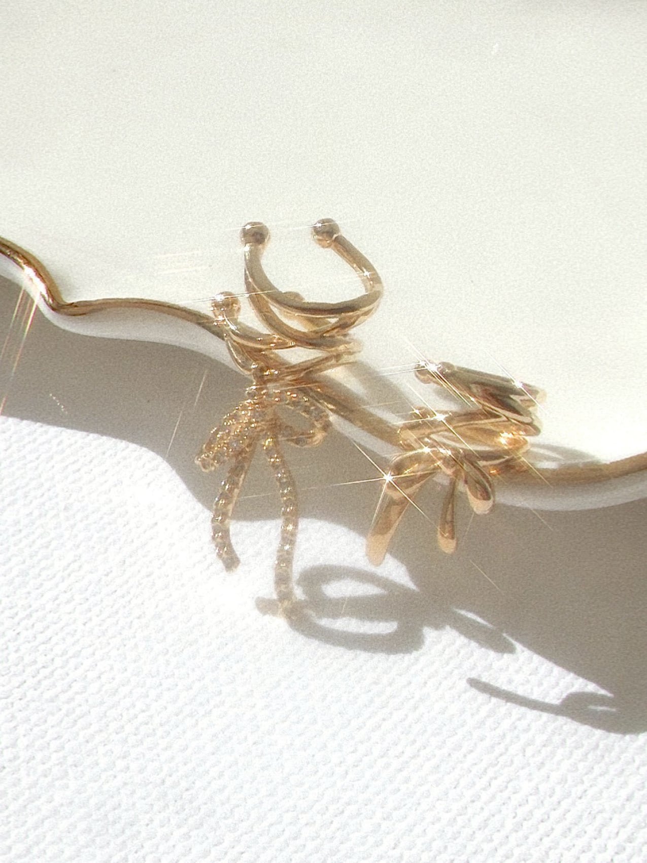 Ribbon cuff (イヤーカフ)