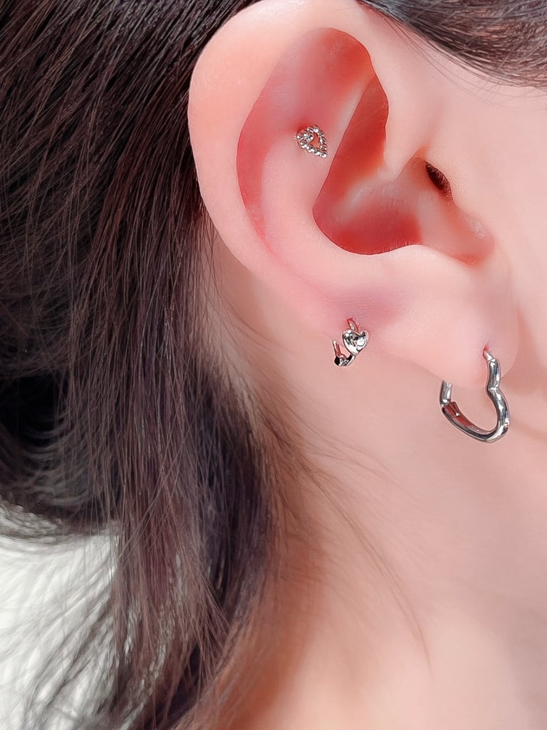 2 Heart set (金属アレルギー対応)
