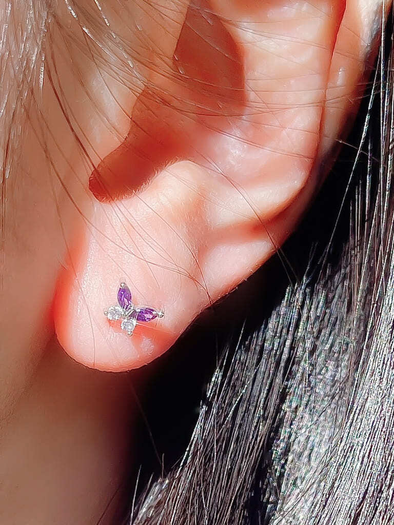 Purple crystal nabi (金属アレルギー対応)