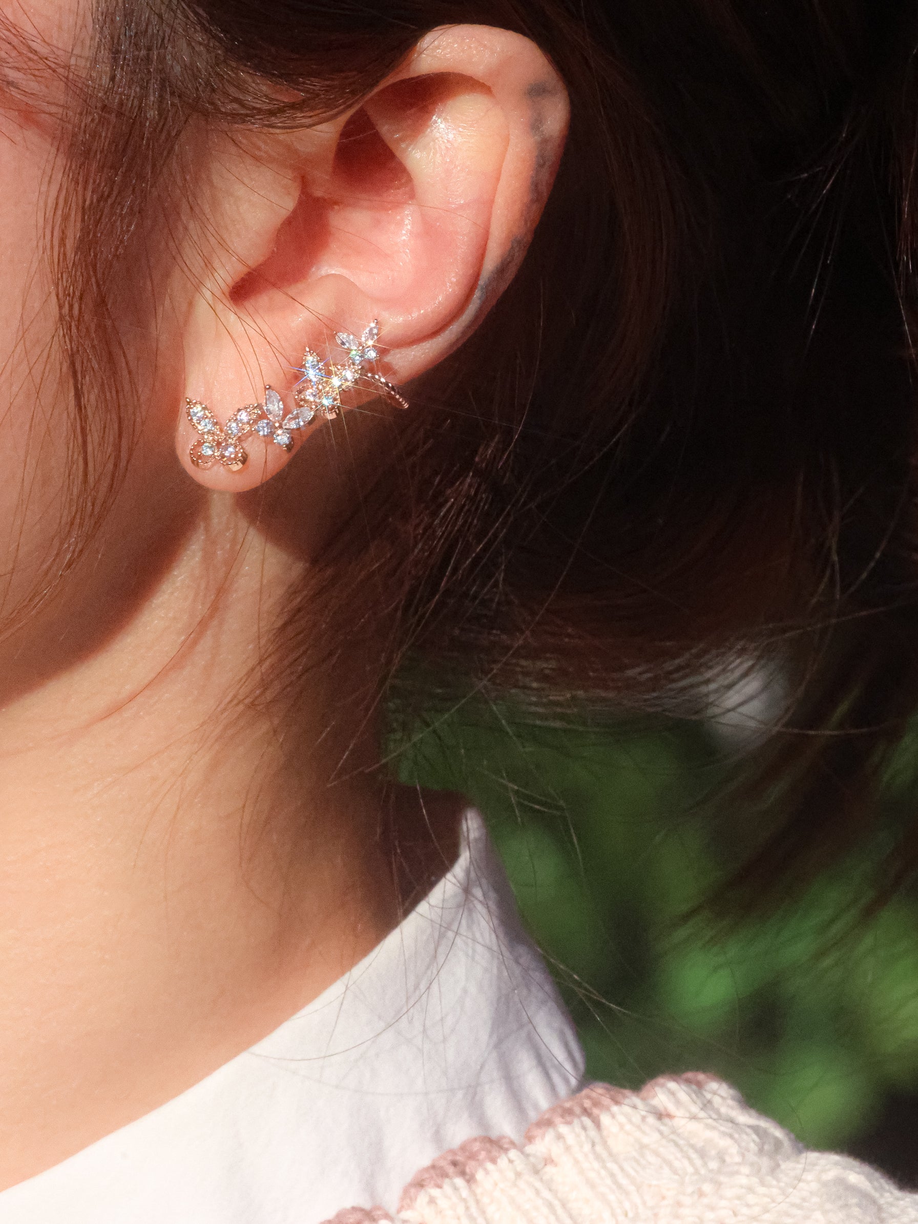 Nabi garden. C（イヤーカフピアス）