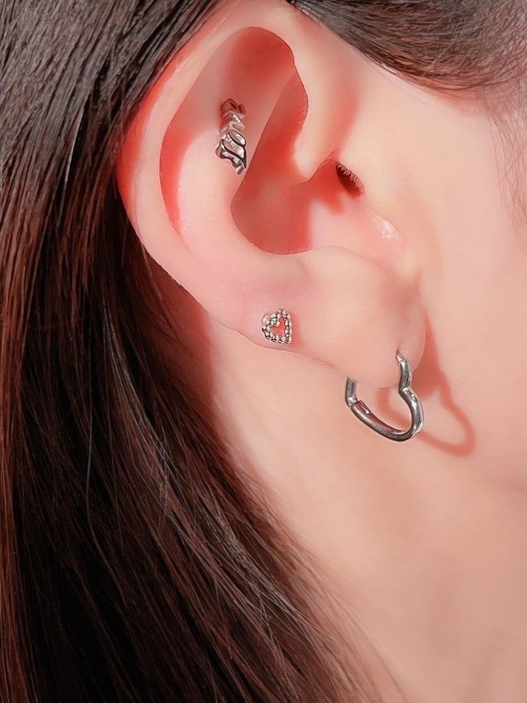 2 Heart set (金属アレルギー対応)