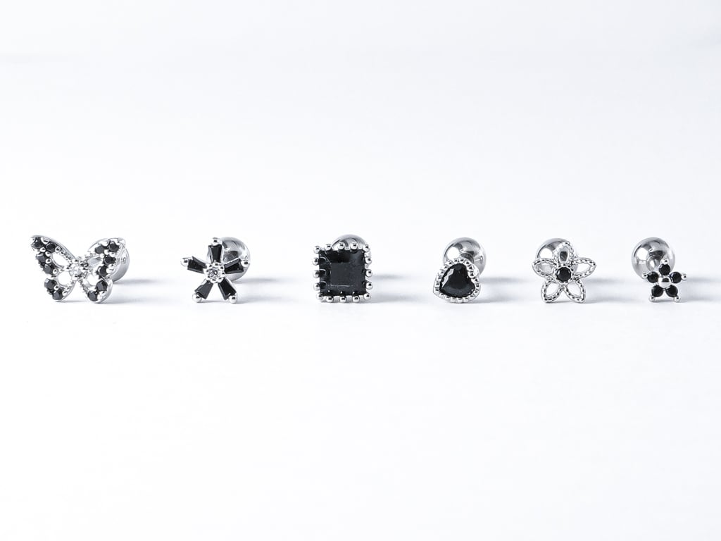 Black 6 set (金属アレルギー対応)