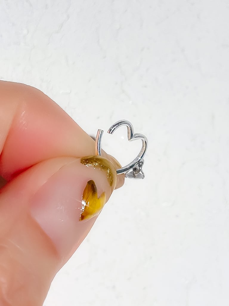 Hoop heart (金属アレルギー対応)