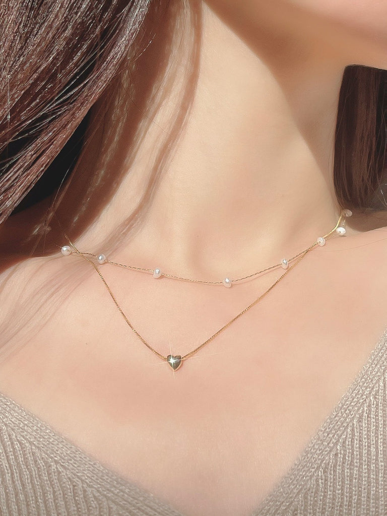Thin pearl neck Ⅱ (淡水真珠)