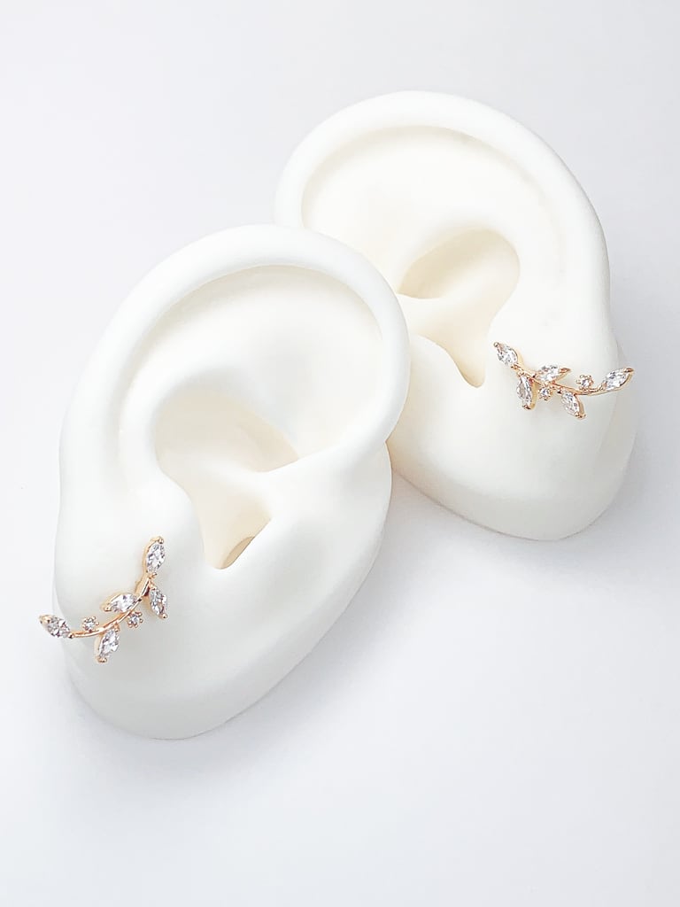 【お得セット】2 Crystal Leaf set (金属アレルギー対応)