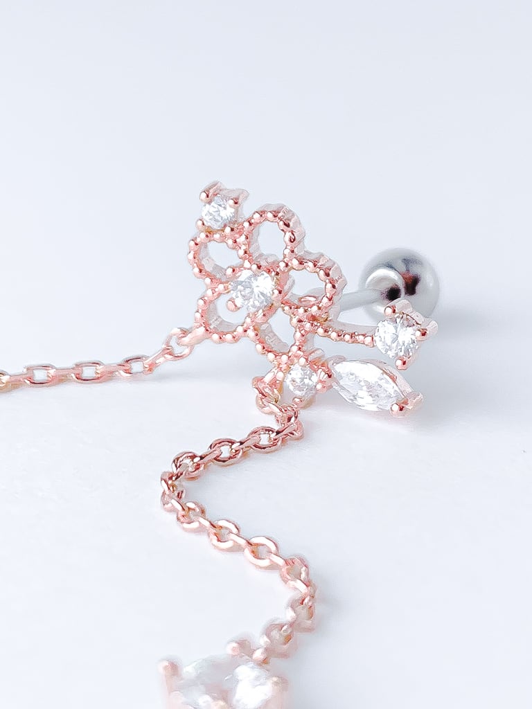 Flour bouquet chain (金属アレルギー対応)