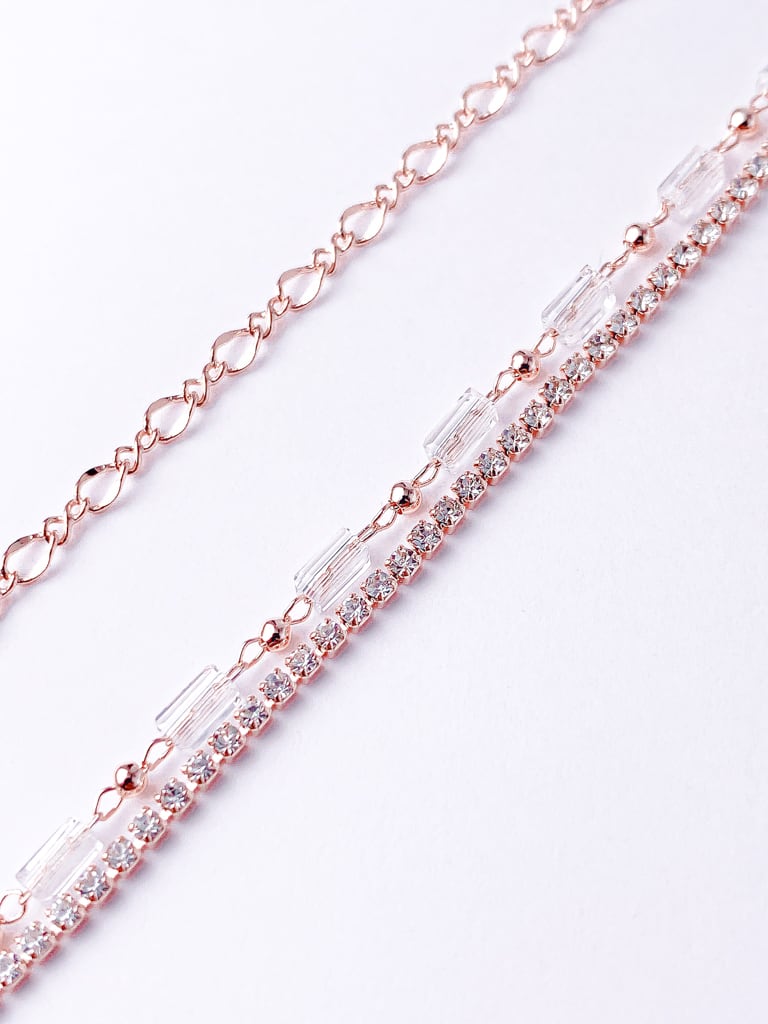 【マスクチェーン】Crystal triple chain