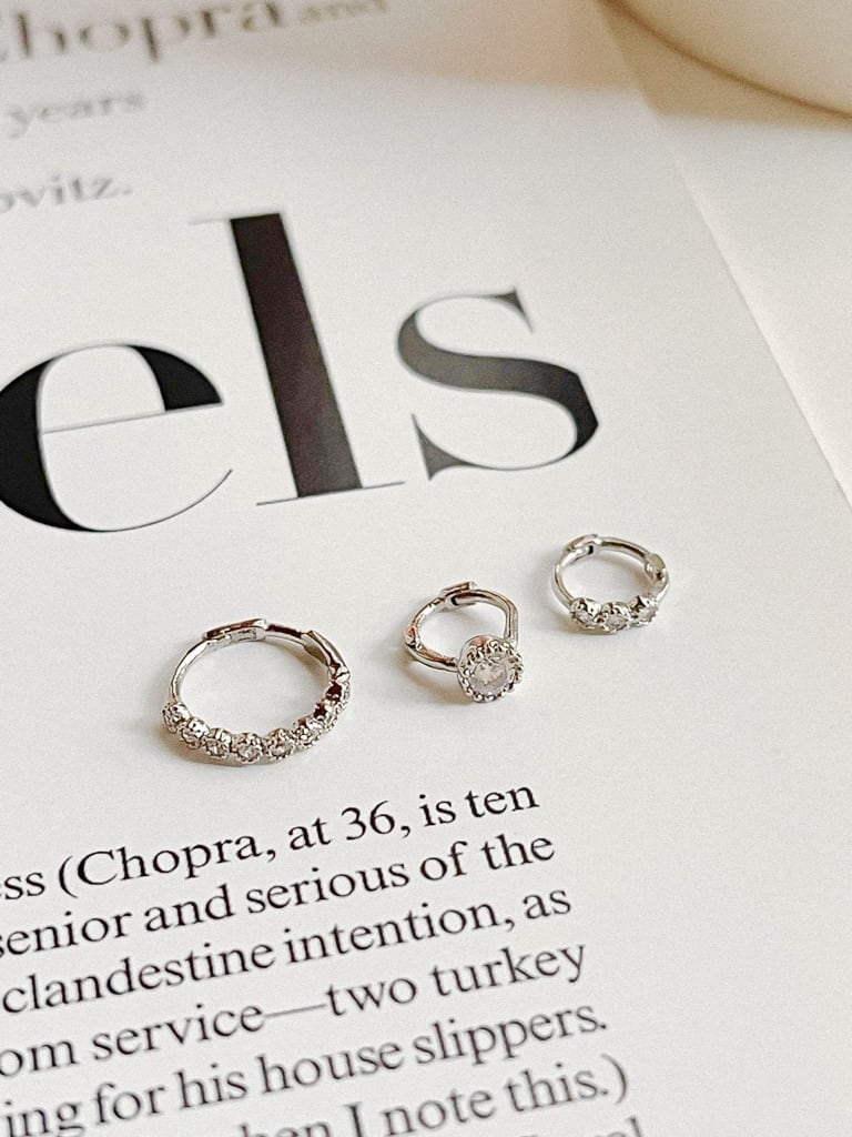【お得セット】 Crystal hoop 3 set
