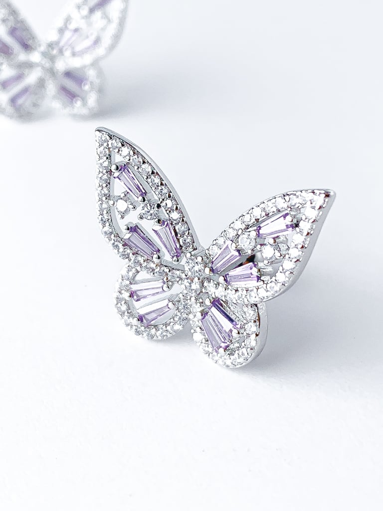 Crystal Butterfly (M size／金属アレルギー対応Ver.）