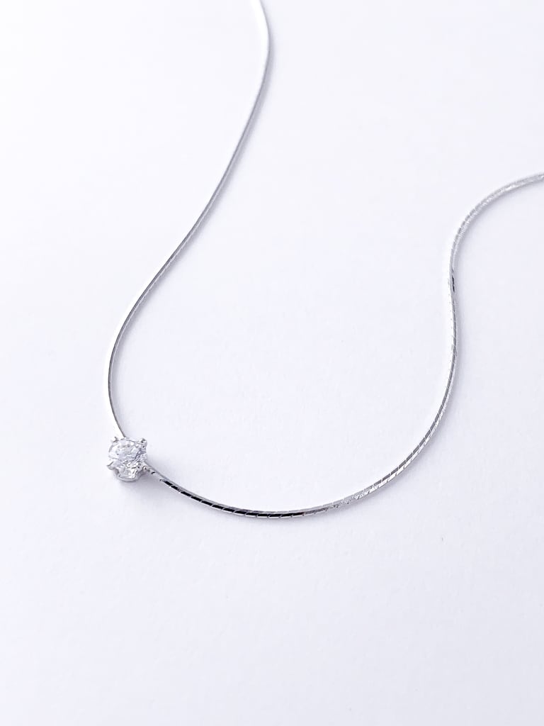 1 stone neck（Silver 925）