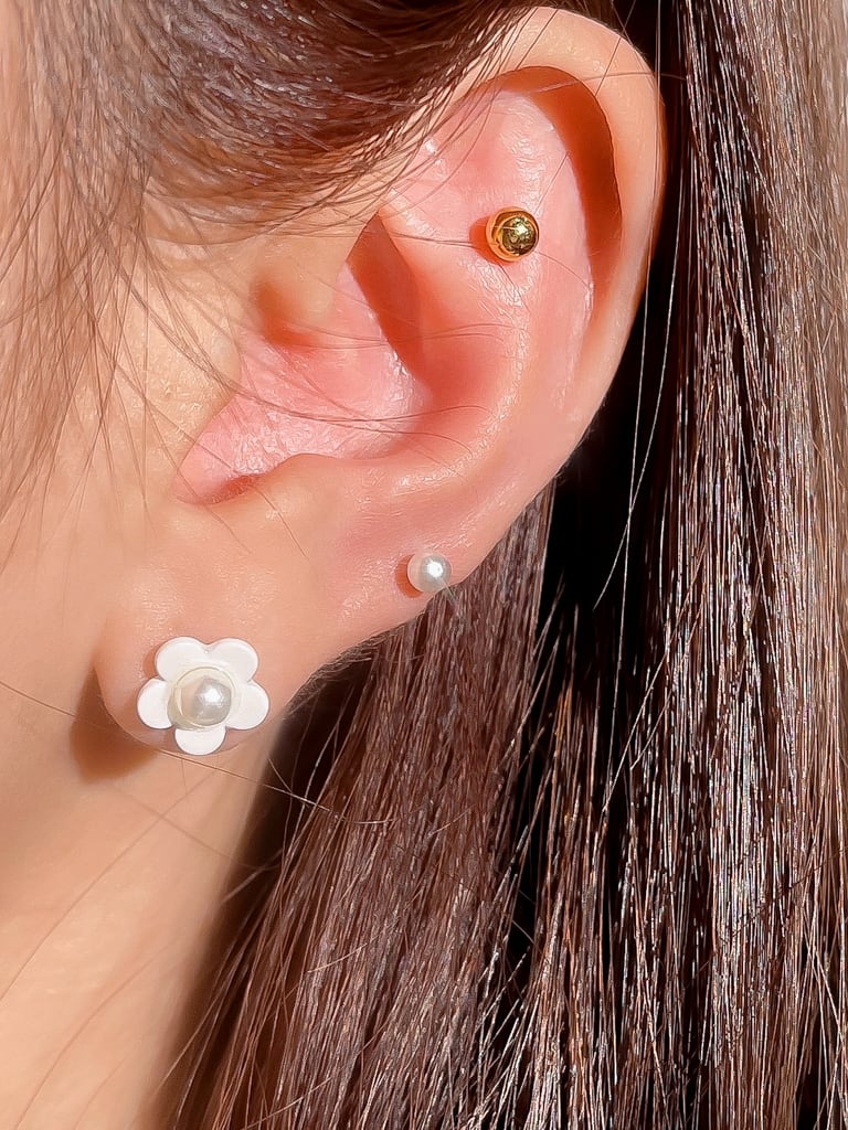 【お得セット】Pearl daisy set (金属アレルギー対応)