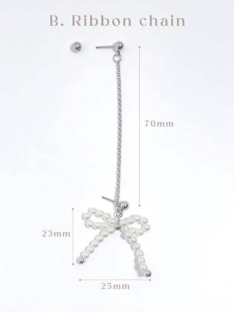 B. Ribbon chain (金属アレルギー対応)