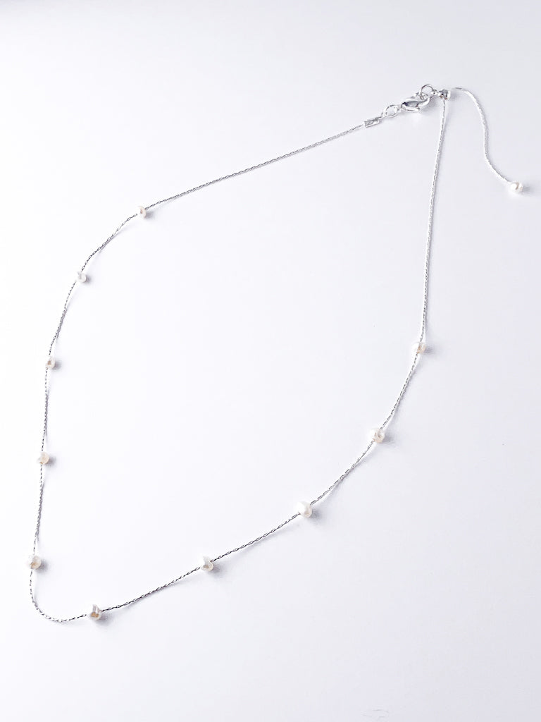 Thin pearl neck Ⅱ (淡水真珠)