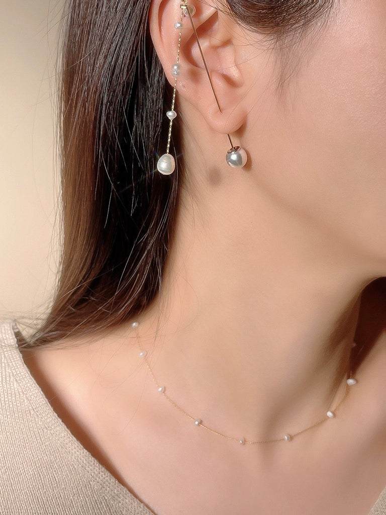 Thin pearl neck Ⅱ (淡水真珠)