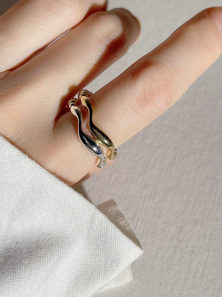 Half pearl ring（Silver 925）