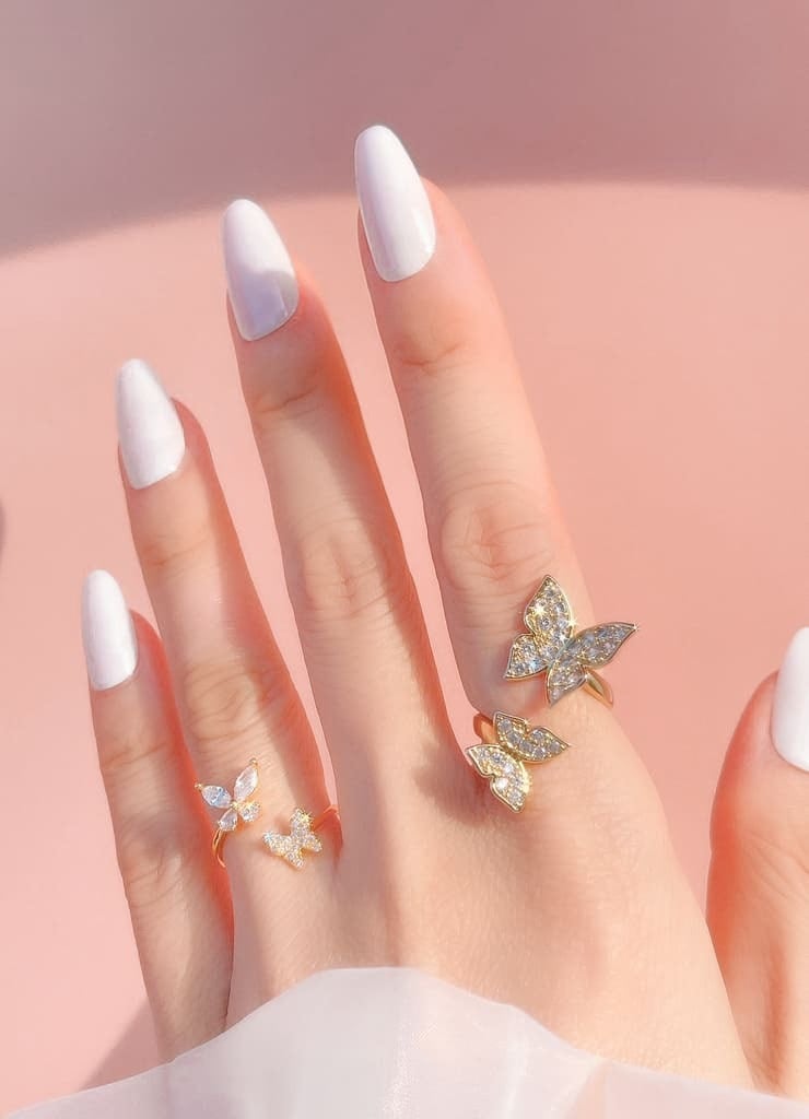 Petit 2 Butterfly ring