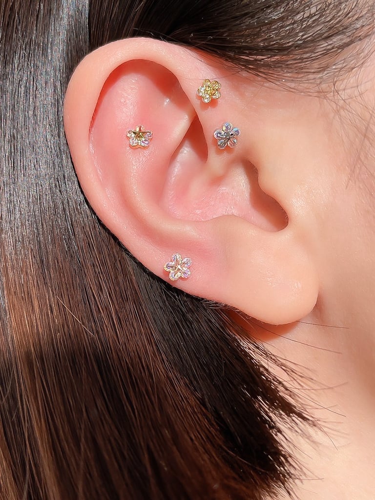 Petit star flower  (金属アレルギー対応)