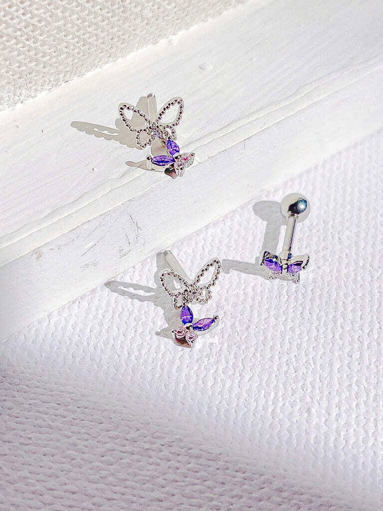 Purple crystal nabi (金属アレルギー対応)