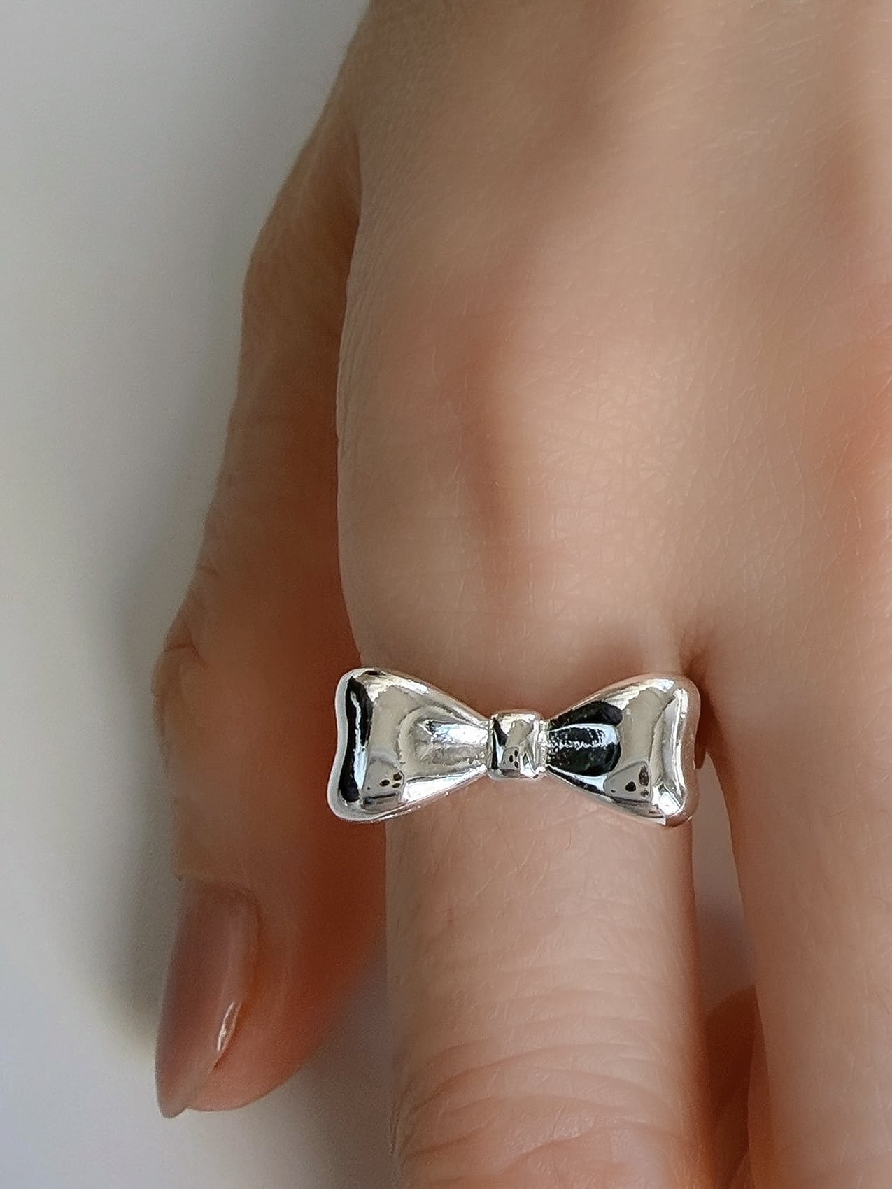 Bow ribbon ring（Silver 925） – at3