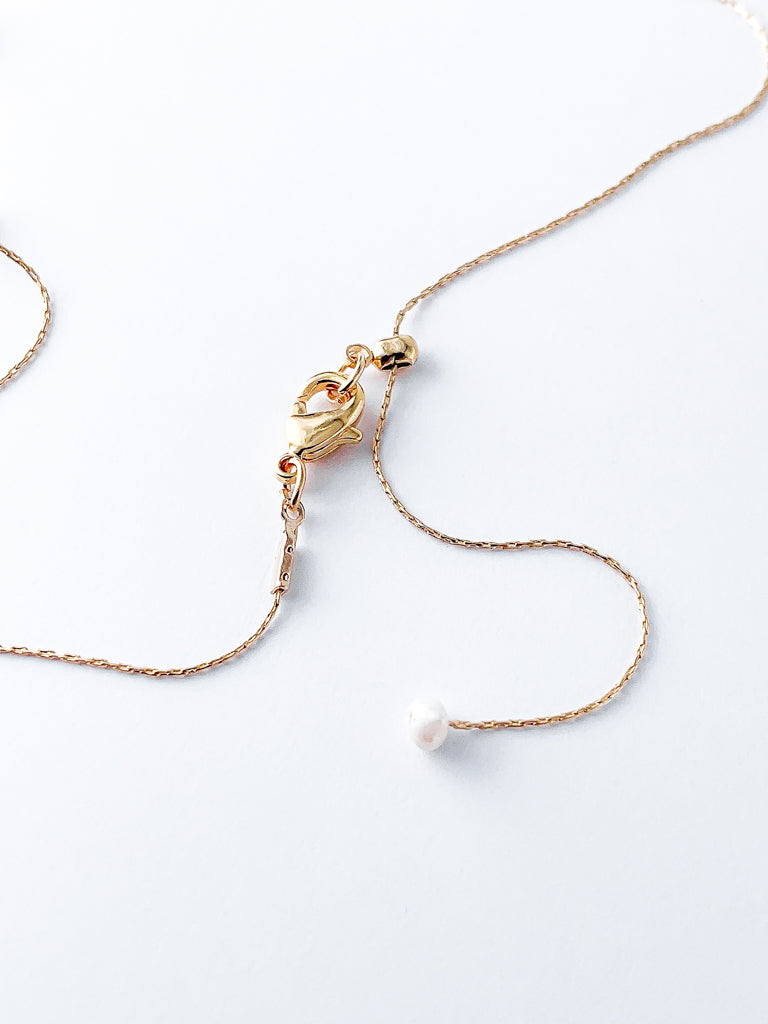 Thin pearl neck Ⅱ (淡水真珠)