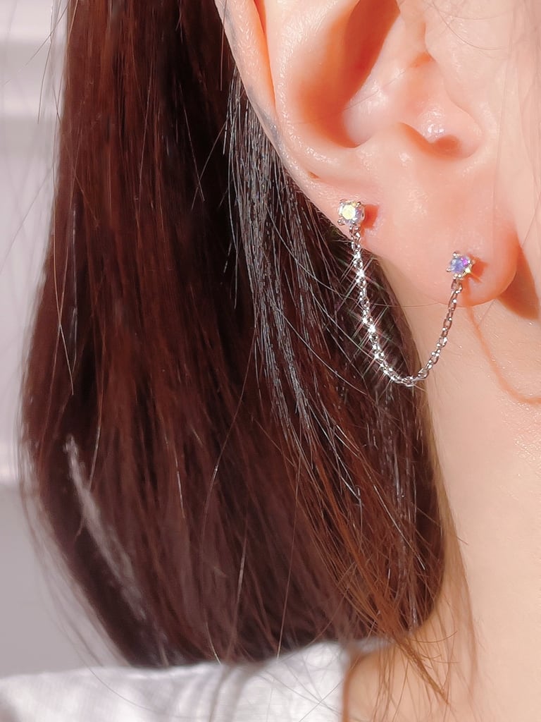 Double stone chain (金属アレルギー対応)