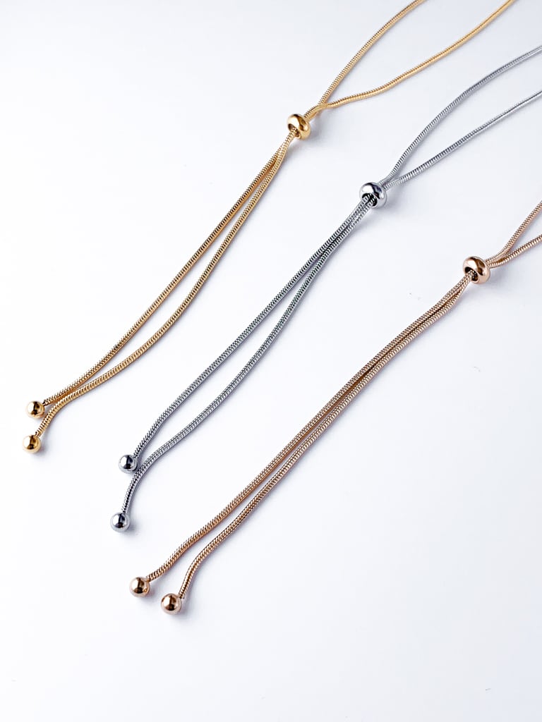 Loop tie neck (金属アレルギー対応)