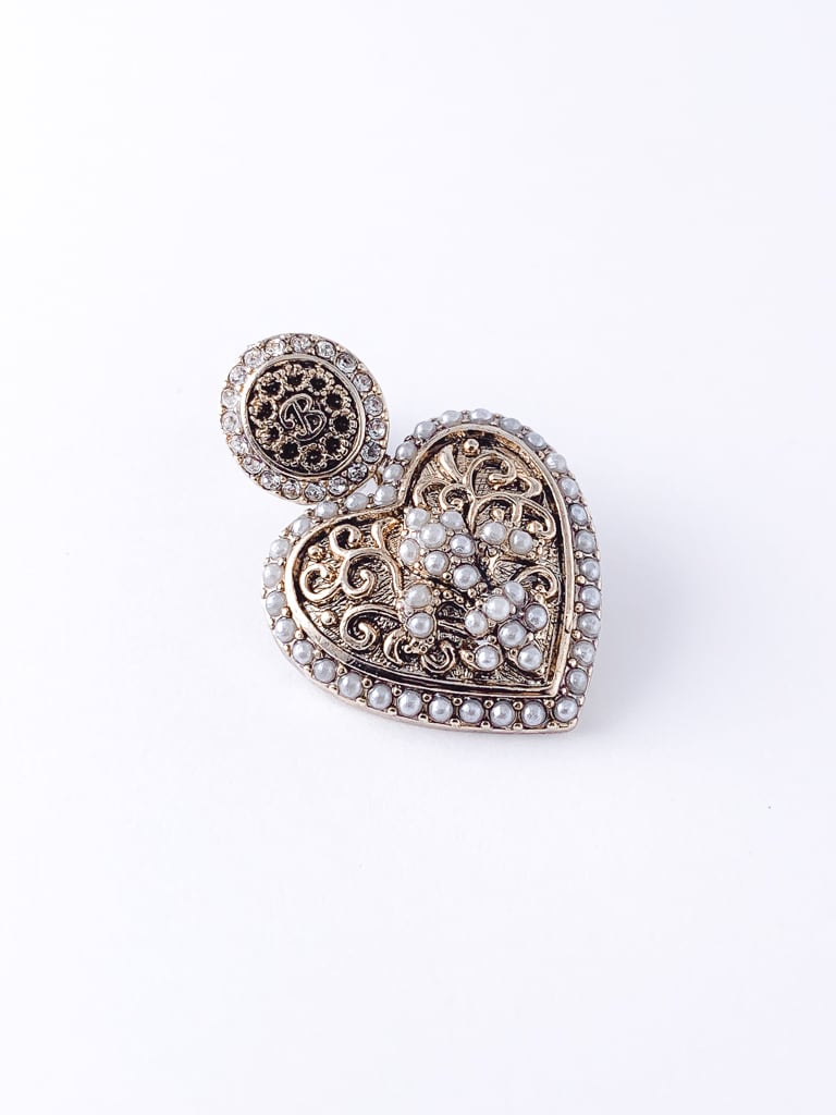 Heart crest（ブローチ）