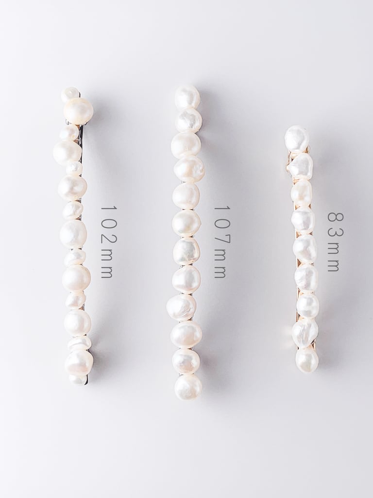 Pearl long hair clip