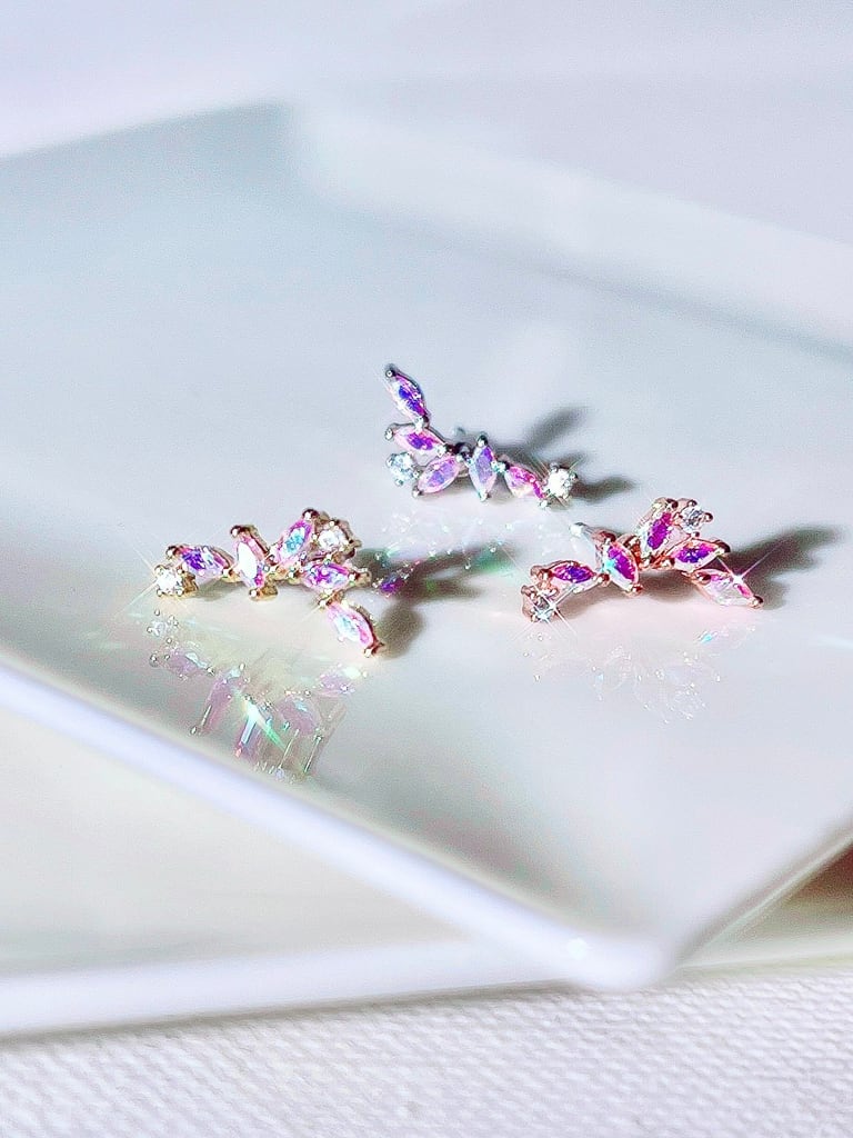 Crystal leaf (金属アレルギー対応)