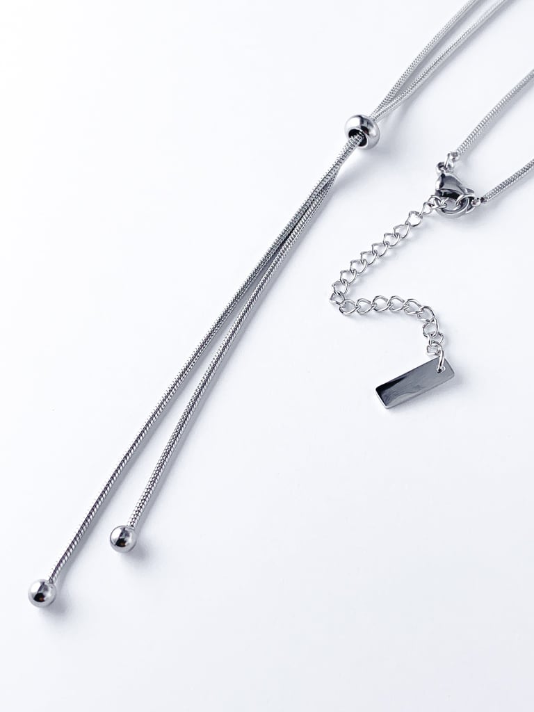 Loop tie neck (金属アレルギー対応)