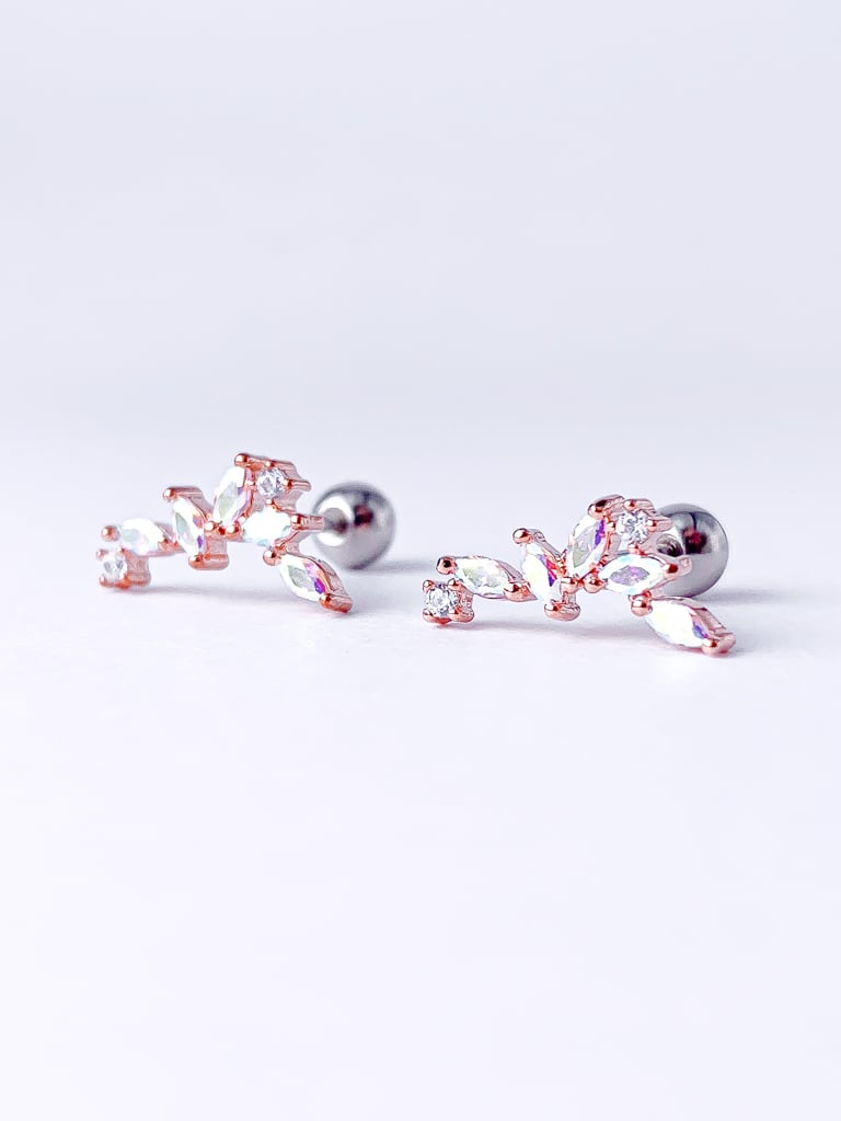 Crystal leaf (金属アレルギー対応)