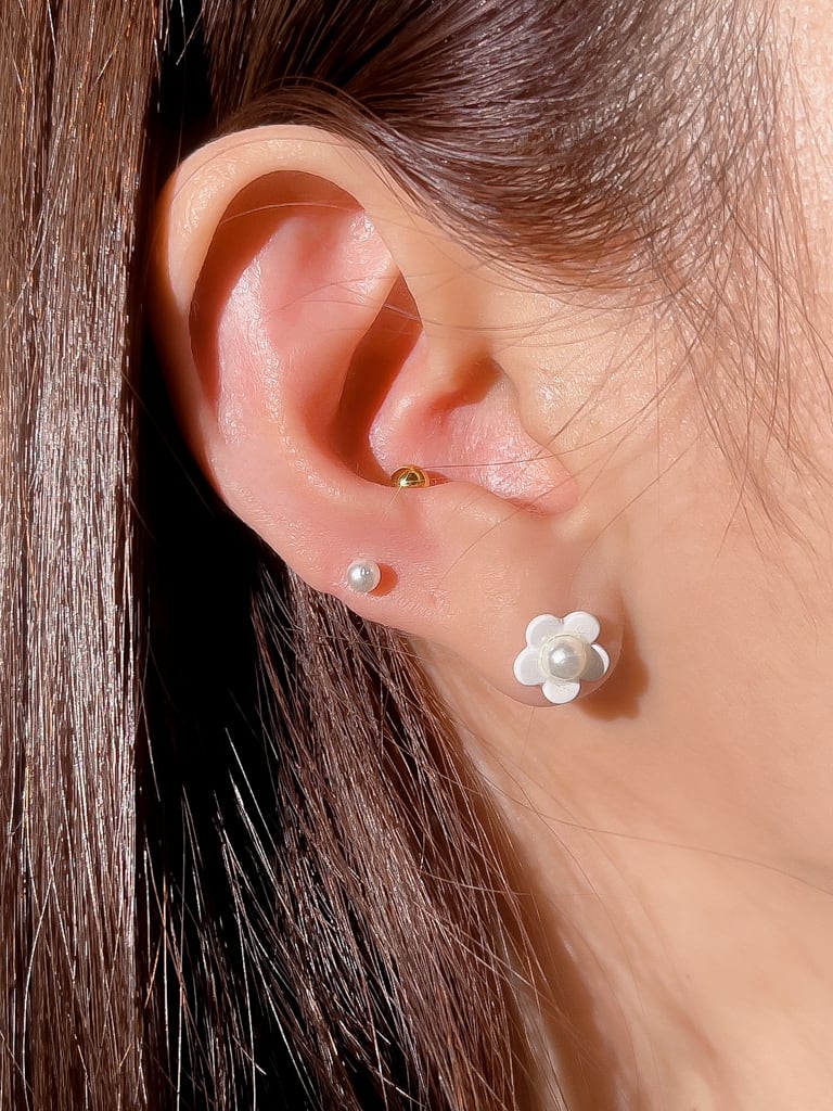 【お得セット】Pearl daisy set (金属アレルギー対応)