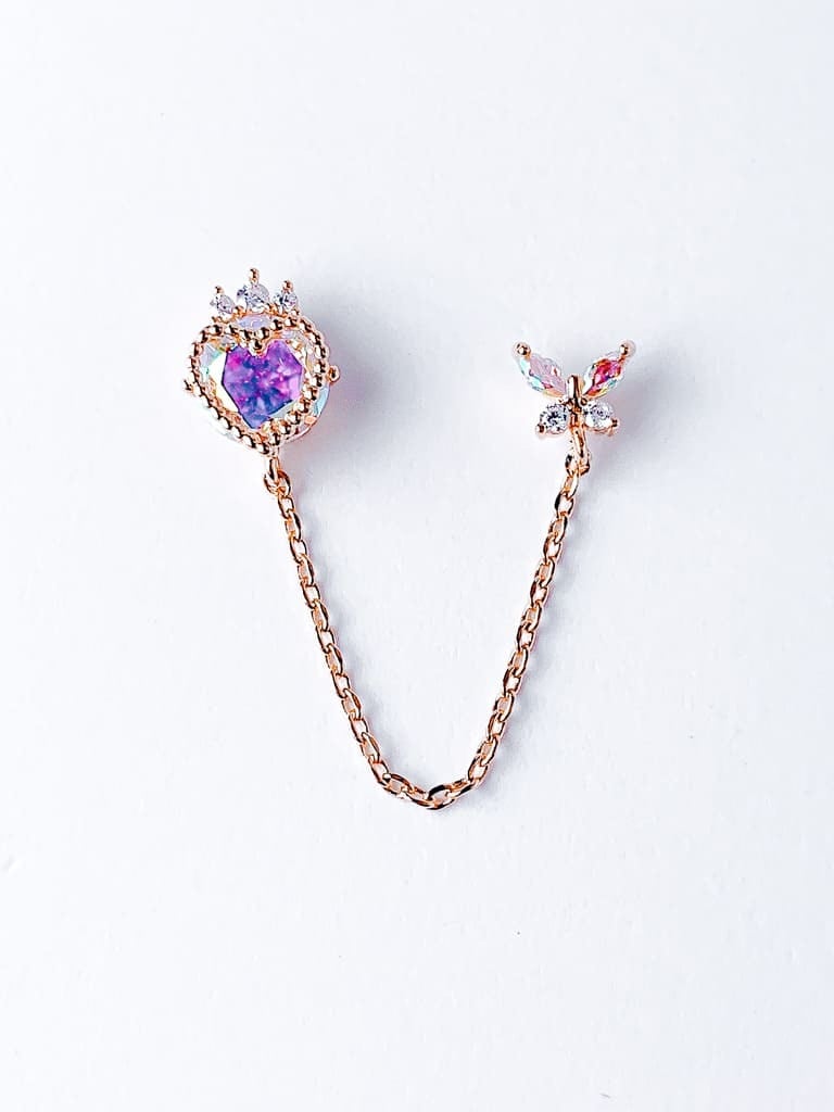 Heart chain nabi (金属アレルギー対応)