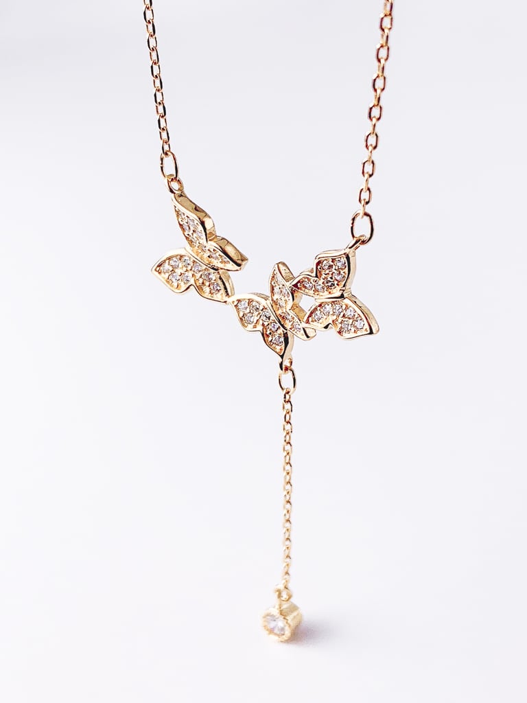 3 butterflies  neck（Silver 925）