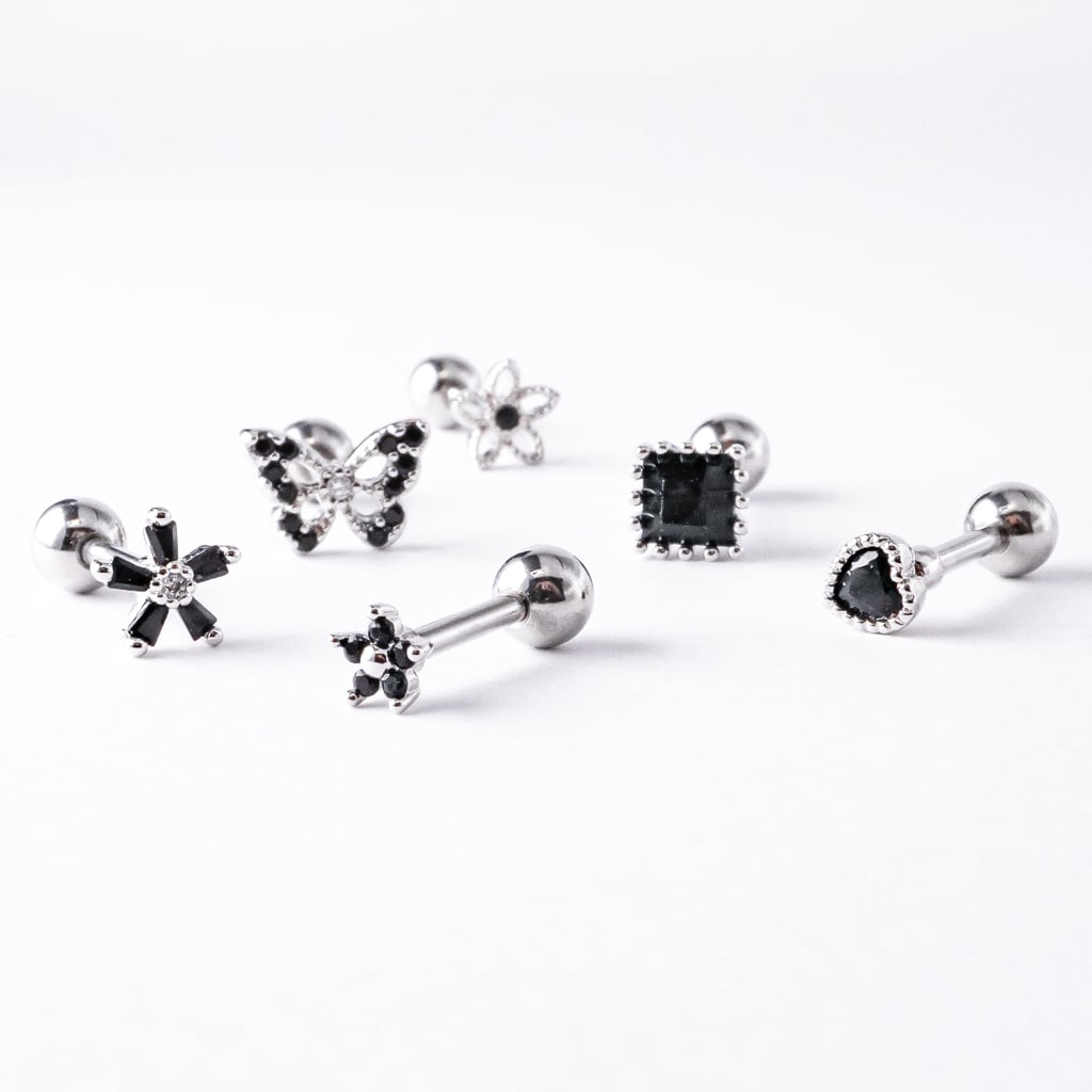 Black 6 set (金属アレルギー対応)