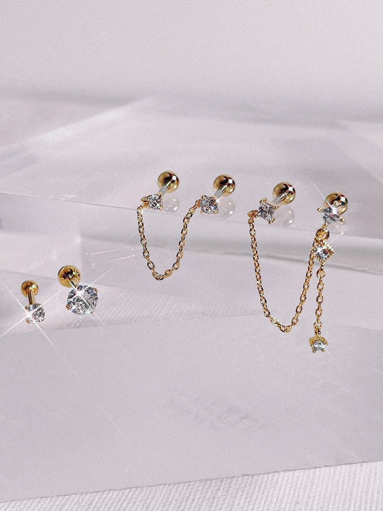 Double stone chain (金属アレルギー対応)