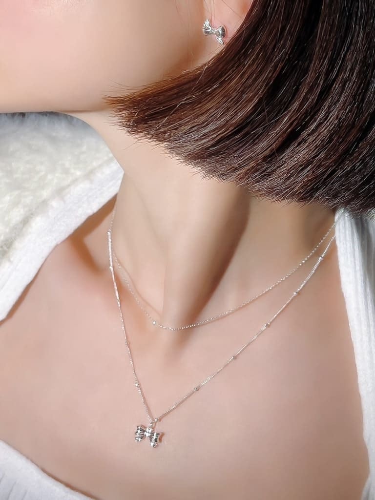(set10%off)B ribbon セット (Silver 925）